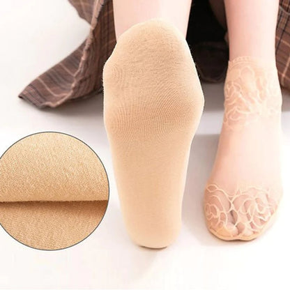 ⌛Nedsatt med 34 % 🔥 fem par sexy blondestrømper til kvinner🧦
