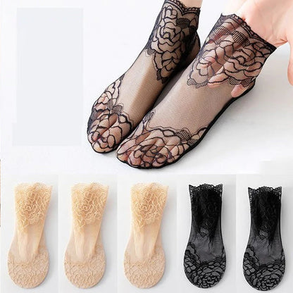 ⌛Nedsatt med 34 % 🔥 fem par sexy blondestrømper til kvinner🧦