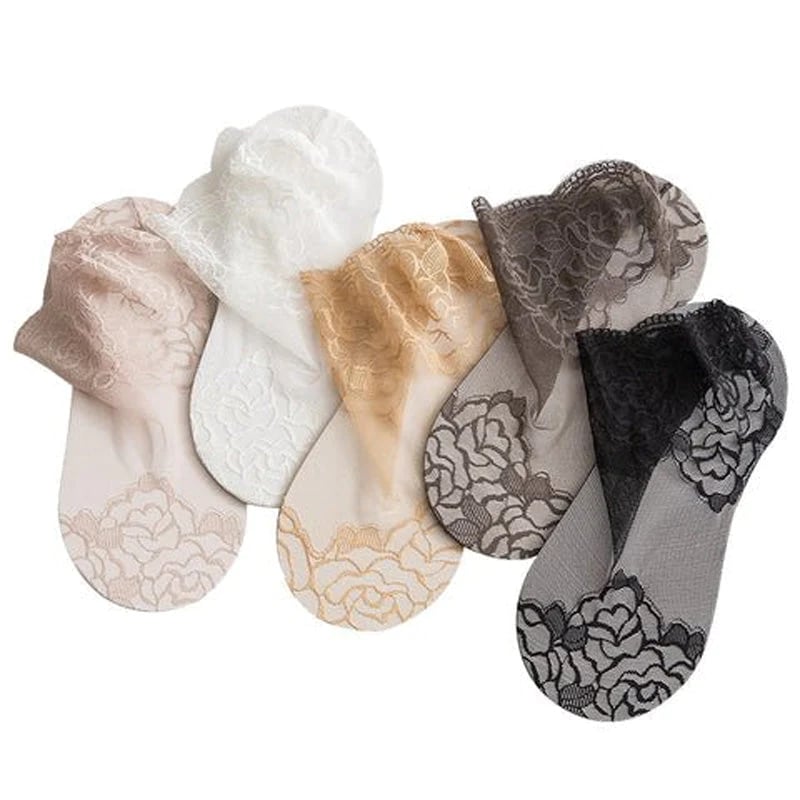 ⌛Nedsatt med 34 % 🔥 fem par sexy blondestrømper til kvinner🧦