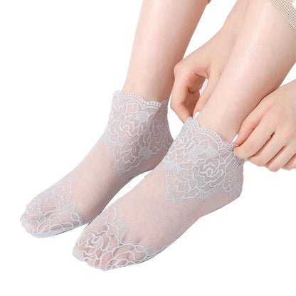⌛Nedsatt med 34 % 🔥 fem par sexy blondestrømper til kvinner🧦