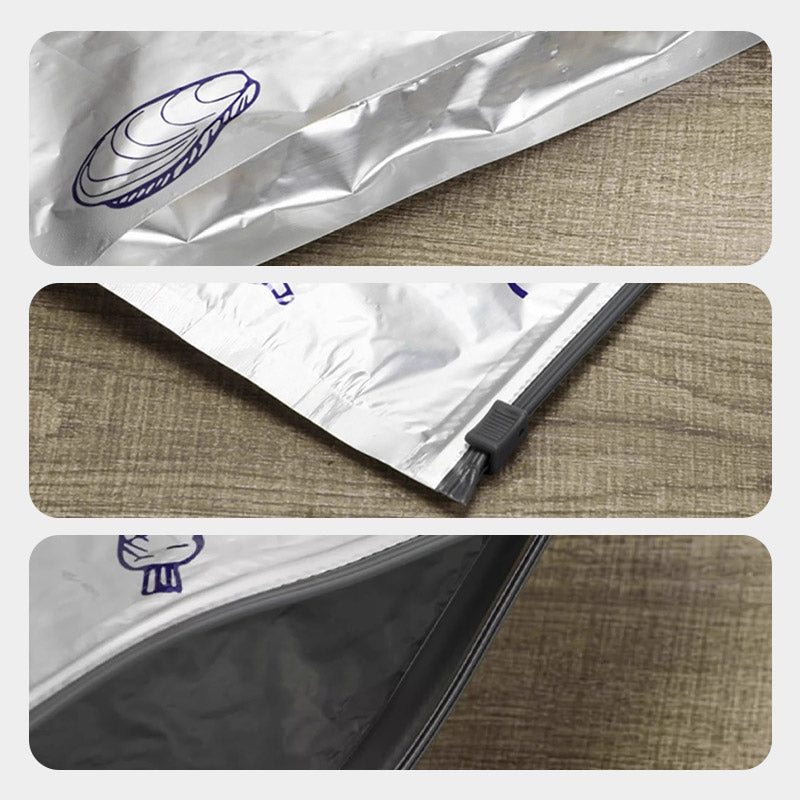 Antibakteriell friskhetspose i aluminiumsfolie