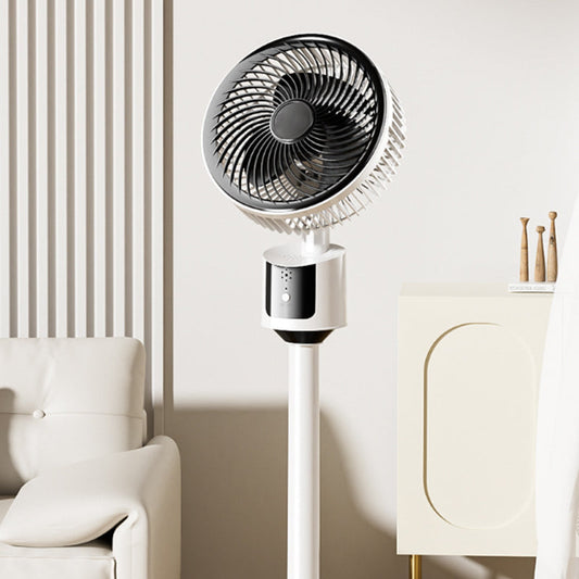 ⚡ 50 % RABATT - TILBUD I BEGRENSET TID! ⏱️Komfortabel gulvvifte med luftstrøm og energisparing, drevet via USB🍃