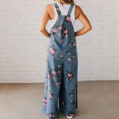 ✨Damekjole i avslappet denim med trykk