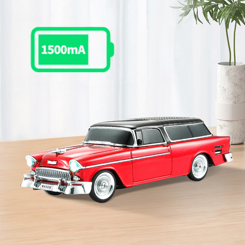 50 % rabatt🔥Trådløs Bluetooth-høyttaler i retrostil av bilmodell