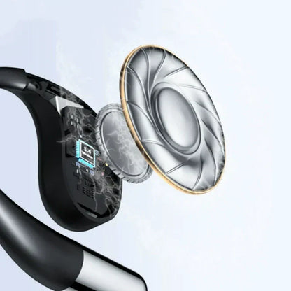 🎧✨ Trådløse åpne øretelefoner med LED-skjerm
