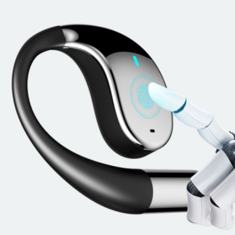 🎧✨ Trådløse åpne øretelefoner med LED-skjerm