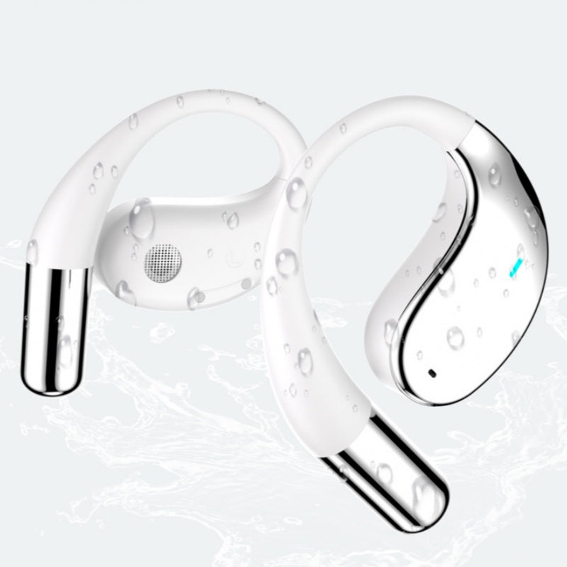 🎧✨ Trådløse åpne øretelefoner med LED-skjerm