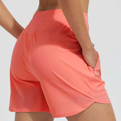 🌞Sommersalg 49 % RABATT🩳Hurtigtørkende badeshorts med høy midje for kvinner