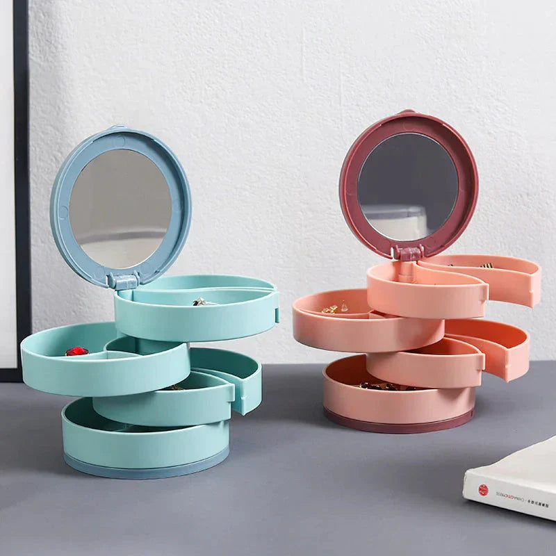 ⏳Begränsad tid 50% rabatt💍 4 Lagers Vridbar Smyckesförvaringsbox