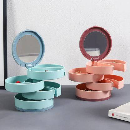 ⏳Begränsad tid 50% rabatt💍 4 Lagers Vridbar Smyckesförvaringsbox