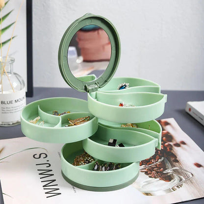 ⏳Begränsad tid 50% rabatt💍 4 Lagers Vridbar Smyckesförvaringsbox