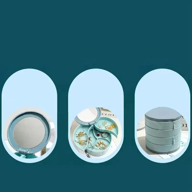 ⏳Begränsad tid 50% rabatt💍 4 Lagers Vridbar Smyckesförvaringsbox