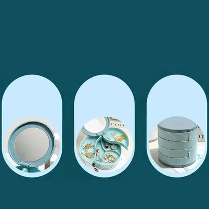 ⏳Begränsad tid 50% rabatt💍 4 Lagers Vridbar Smyckesförvaringsbox