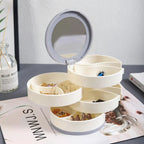 ⏳Begränsad tid 50% rabatt💍 4 Lagers Vridbar Smyckesförvaringsbox
