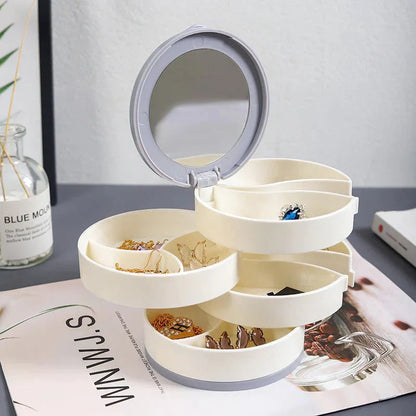⏳Begränsad tid 50% rabatt💍 4 Lagers Vridbar Smyckesförvaringsbox