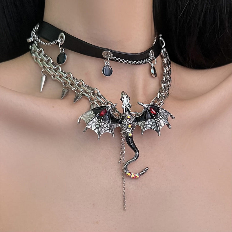 Justerbart drake halsband