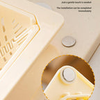 Magnetisk sugande platsbesparande hörnsil för diskbänk