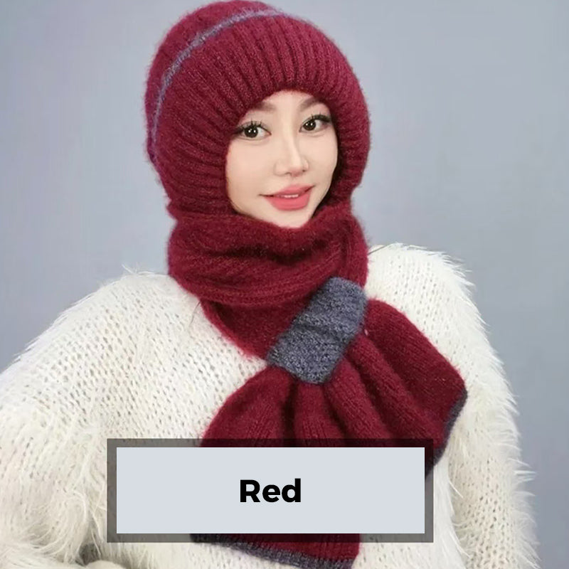 ✨Få 50% rabatt💖Damers integrerade öronskyddande vindtäta möss-scarf