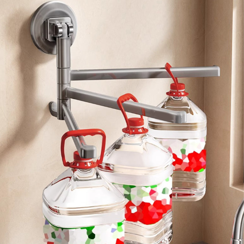 180° roterande handduksställ med sugkopp