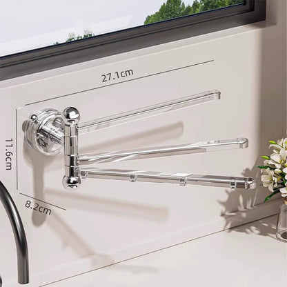 180° roterande handduksställ med sugkopp