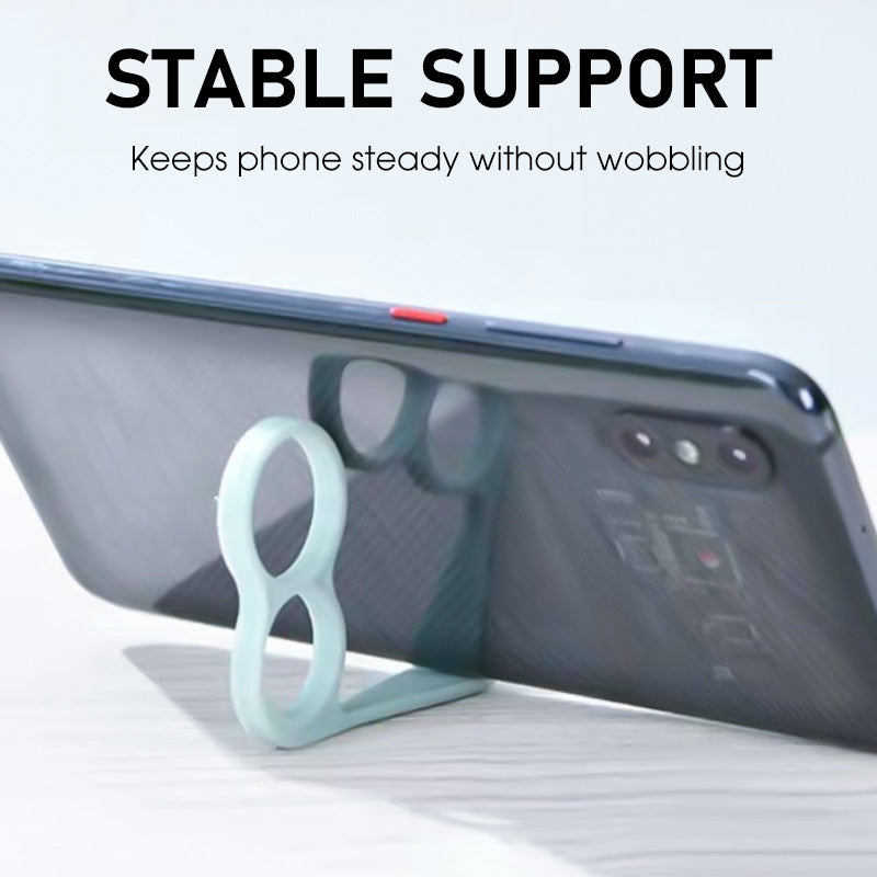 ⏳ Tidsbegränsad 50 % rabatt🔥 Kreativ telefonhållare: Stabilt stativ och grepp som sparar tummen