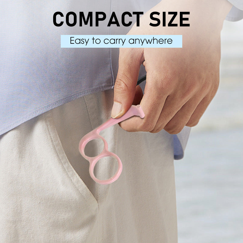 ⏳ Tidsbegränsad 50 % rabatt🔥 Kreativ telefonhållare: Stabilt stativ och grepp som sparar tummen