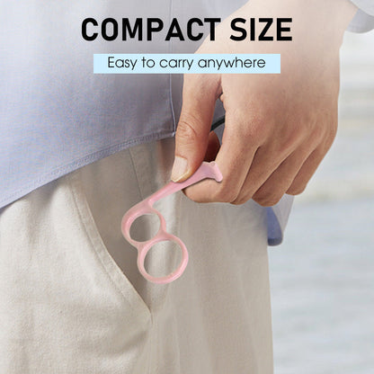 ⏳ Tidsbegränsad 50 % rabatt🔥 Kreativ telefonhållare: Stabilt stativ och grepp som sparar tummen