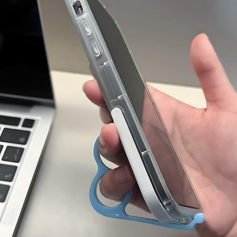 ⏳ Tidsbegränsad 50 % rabatt🔥 Kreativ telefonhållare: Stabilt stativ och grepp som sparar tummen