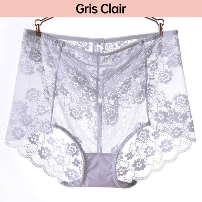 Sexiga andningsbara spetstrosor i plusstorlek