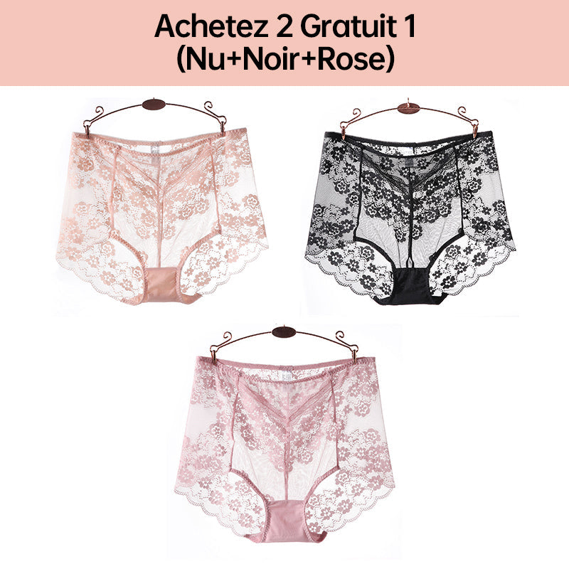 Sexiga andningsbara spetstrosor i plusstorlek