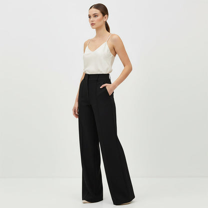 🌟👖 Snygga dambyxor med hög midja – skrynkelfria och hållbara för kontoret och vardagen 🌿✨