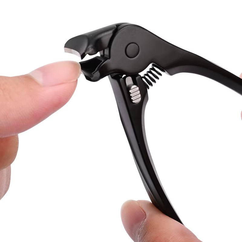 ✨🔥Böjd nagelklippare i rostfritt stål – Ergonomisk och enkel för seniorer