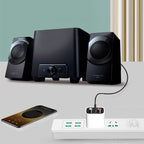 Hi-Fi Stereo Bluetooth Ljudadapter med AUX/RCA-utgångar