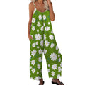 📢Sommarrea!!⏰Damjumpsuit med blommönster och vida ben