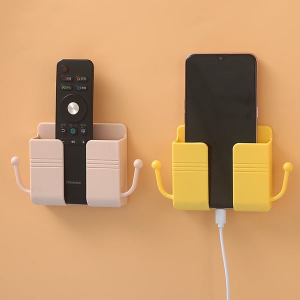 🔥 50% RABATT 📱 Fjärrkontroll & mobiltelefon väggförvaring ✨ Smart kontakt-väggmonterad hållare – organiserat, snyggt & praktiskt i hemmet 🏡