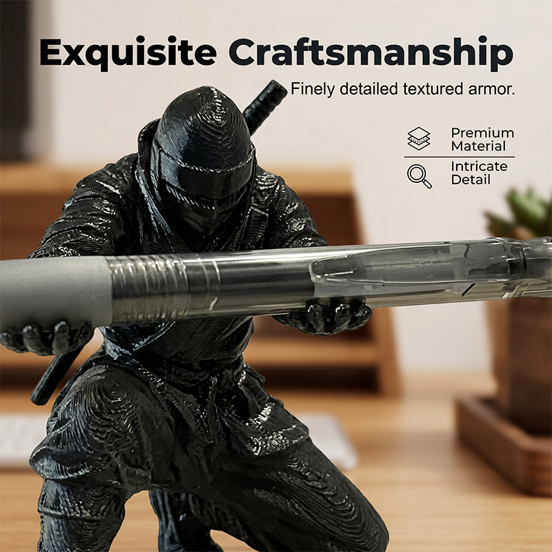 Kreativ pennhållare i form av en ninjakrigare, 3D-printad