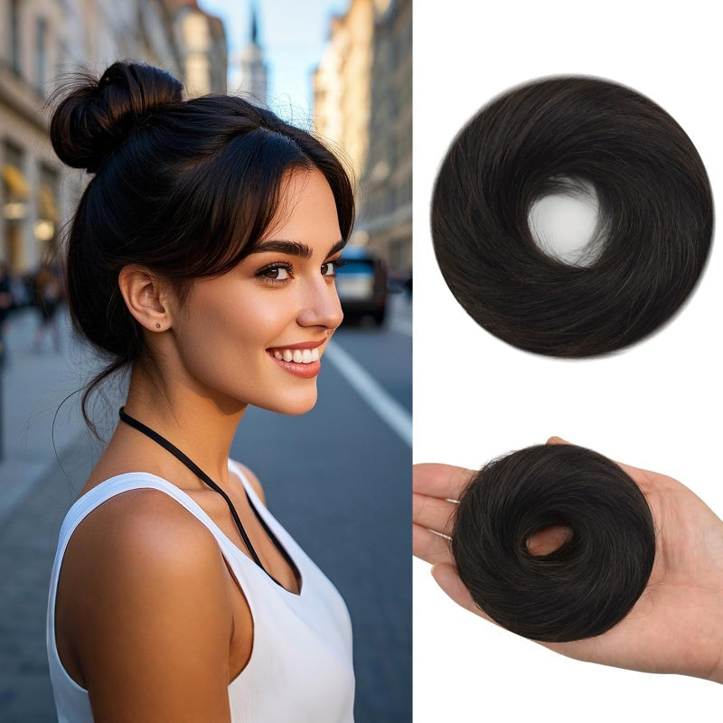 Hårscrunchie för rufsig knut för kvinnor