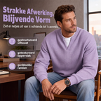 🔥 Nyheter – 50% RABATT ✨ Herr Våffel-T-shirt med Skiktat Design – Bekväm Passform & Modern Casual Look 👕