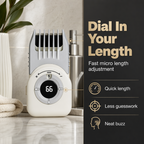 ✂️ Spara 50 % nu! Tvättbar hårtrimmer med vridreglage – sladdlös, med digital display, justerbar klipplängd och uppladdningsbart batteri för hemmabruk.