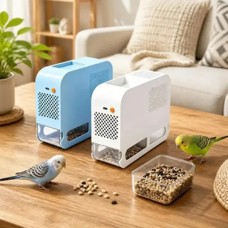 🐦 FÅGELVÅRDSDEAL – Separera tomma skal från fröna på några sekunder och minska matsvinnet – Elektrisk fågelfrörensare