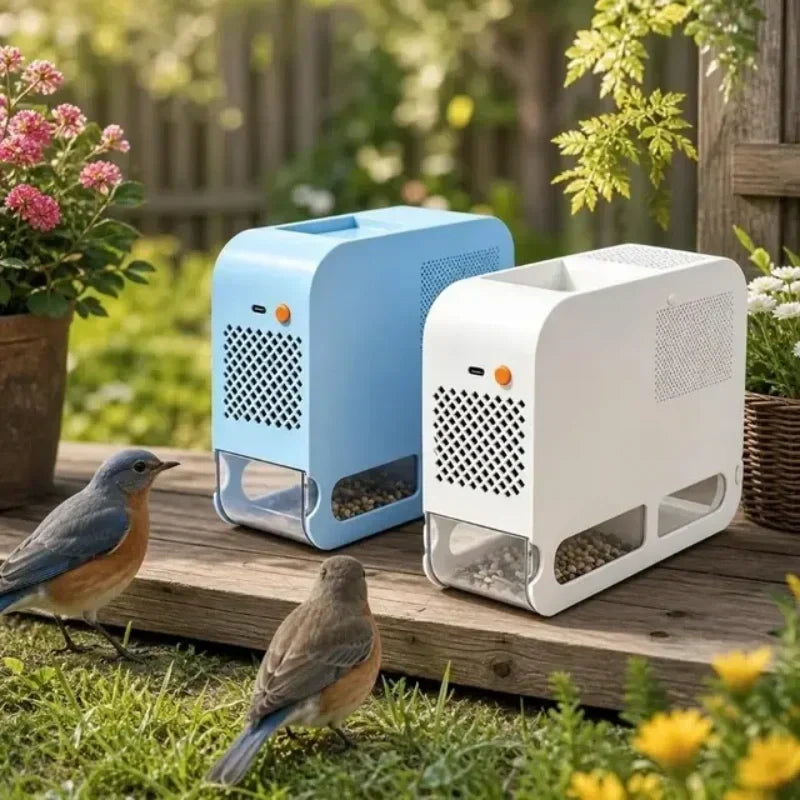 🐦 FÅGELVÅRDSDEAL – Separera tomma skal från fröna på några sekunder och minska matsvinnet – Elektrisk fågelfrörensare
