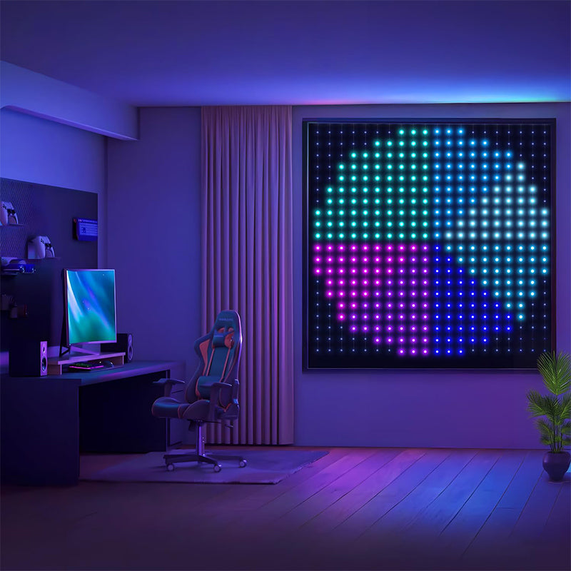 🌈 Smart LED-ljusslinga – app + fjärrkontroll, musiksynk, vattentät PVC. Anpassa färger och mönster för fest och trädgård! ✨🎶