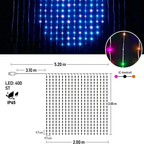 🌈 Smart LED-ljusslinga – app + fjärrkontroll, musiksynk, vattentät PVC. Anpassa färger och mönster för fest och trädgård! ✨🎶