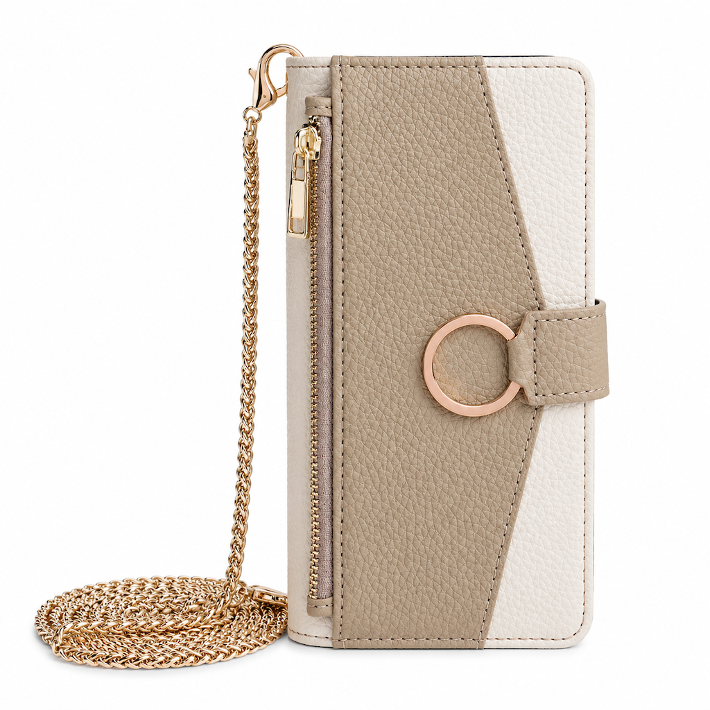📱 50% RABATT! ✨ Lyxigt plånboksfodral i crossbody-stil för telefonen med kortfack & stödfunktion 👛