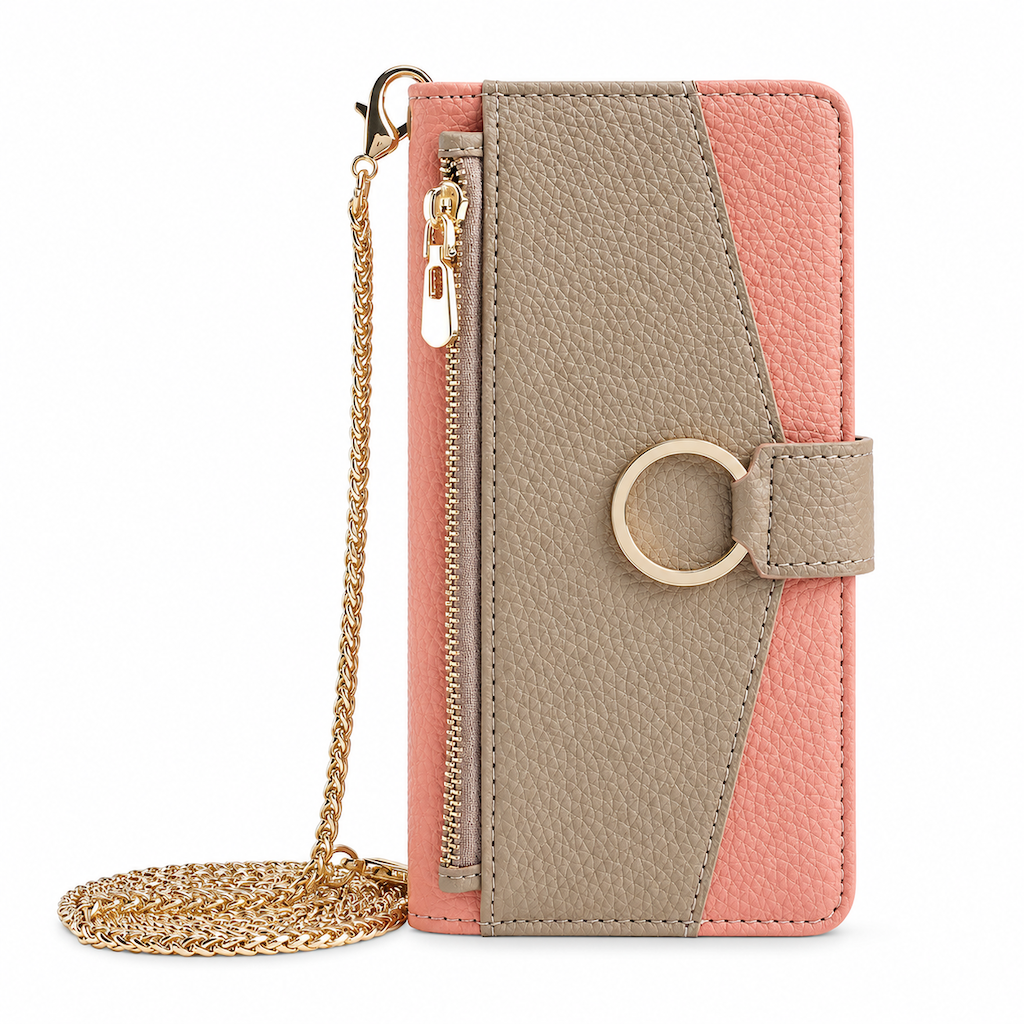 📱 50% RABATT! ✨ Lyxigt plånboksfodral i crossbody-stil för telefonen med kortfack & stödfunktion 👛