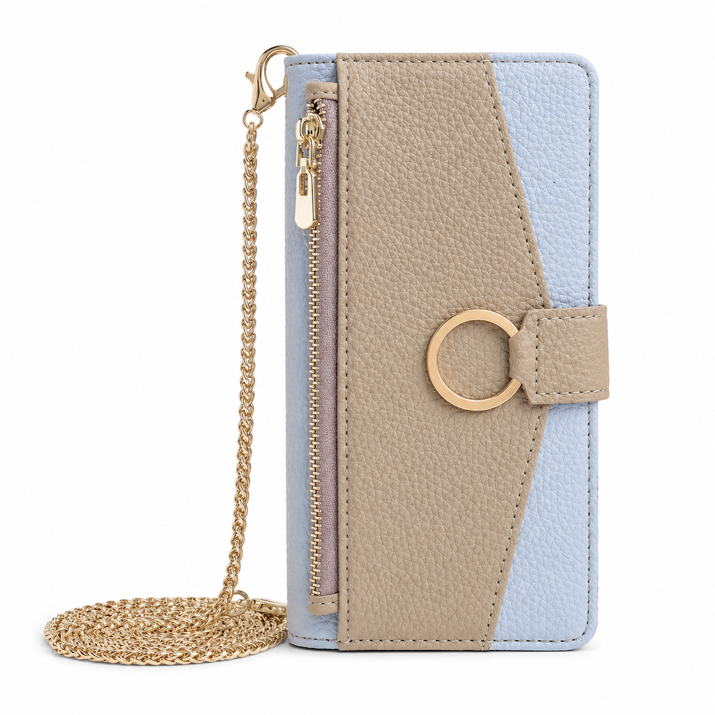 📱 50% RABATT! ✨ Lyxigt plånboksfodral i crossbody-stil för telefonen med kortfack & stödfunktion 👛