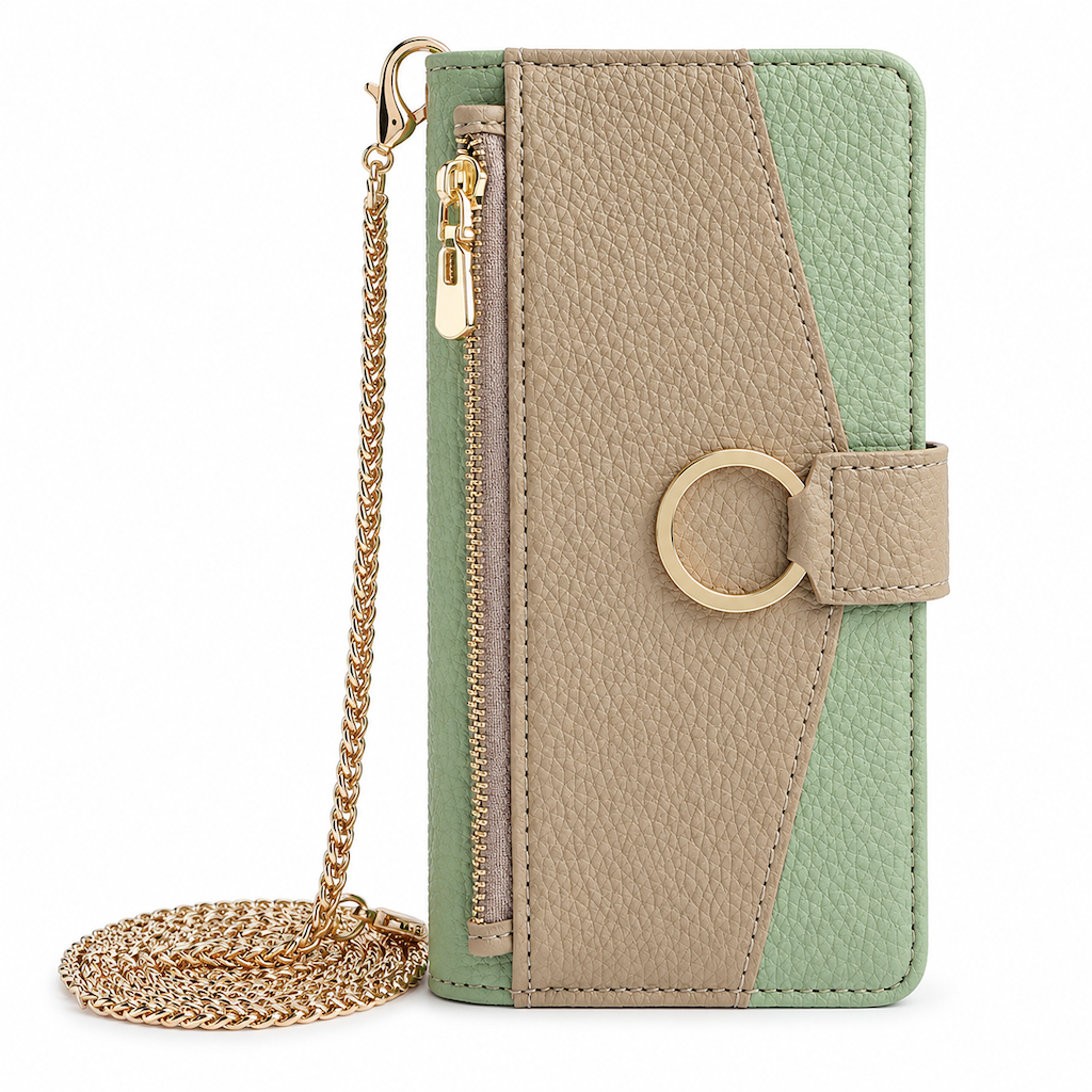 📱 50% RABATT! ✨ Lyxigt plånboksfodral i crossbody-stil för telefonen med kortfack & stödfunktion 👛