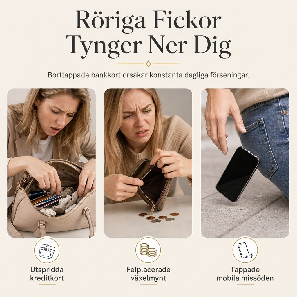 📱 50% RABATT! ✨ Lyxigt plånboksfodral i crossbody-stil för telefonen med kortfack & stödfunktion 👛