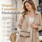 📱 50% RABATT! ✨ Lyxigt plånboksfodral i crossbody-stil för telefonen med kortfack & stödfunktion 👛